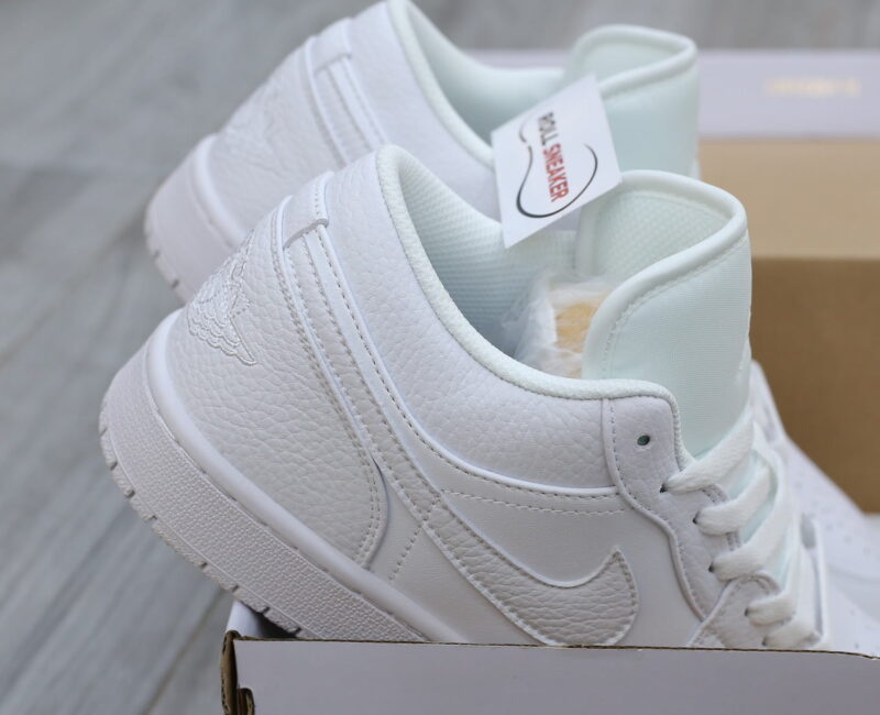 Nike Air Jordan 1 Low Triple White Like Auth