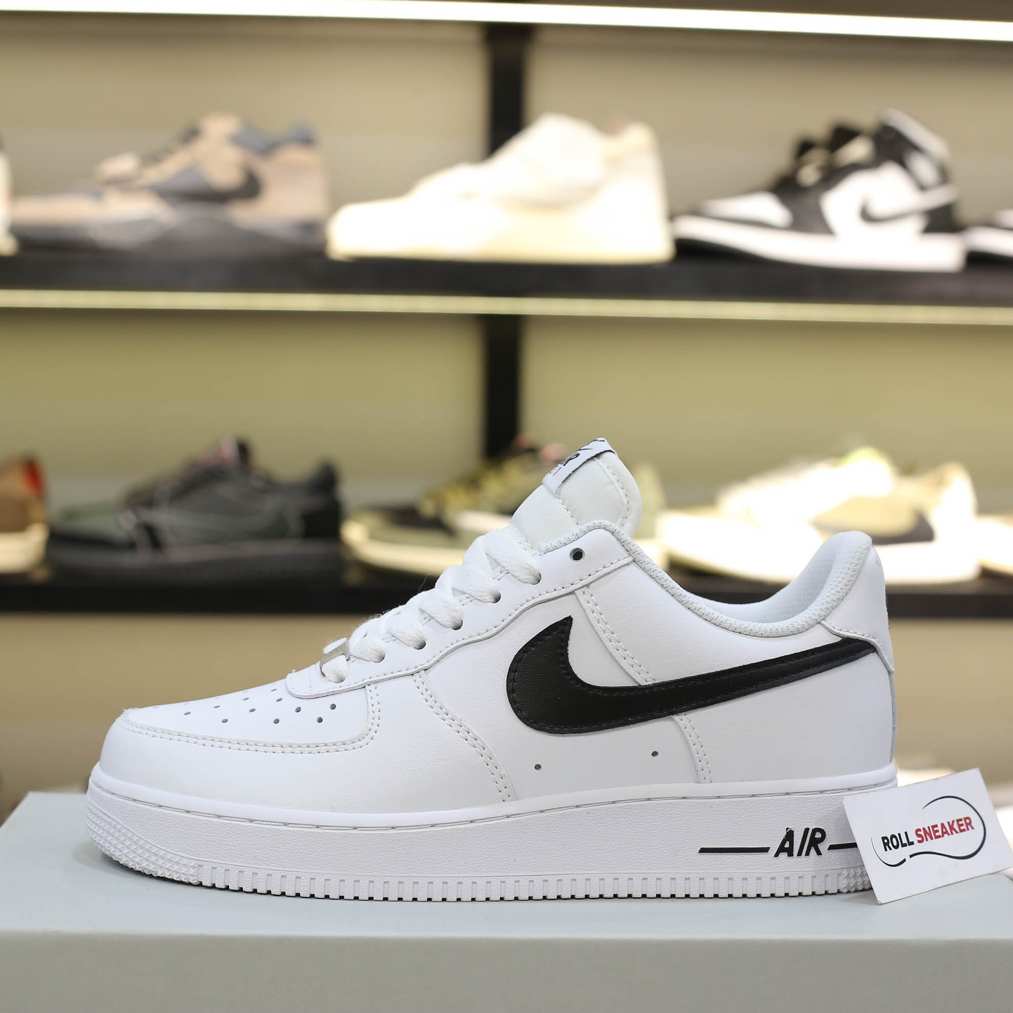 Giày Nike Air Force 1 ’07 AN20 White Black Swoosh Like Auth