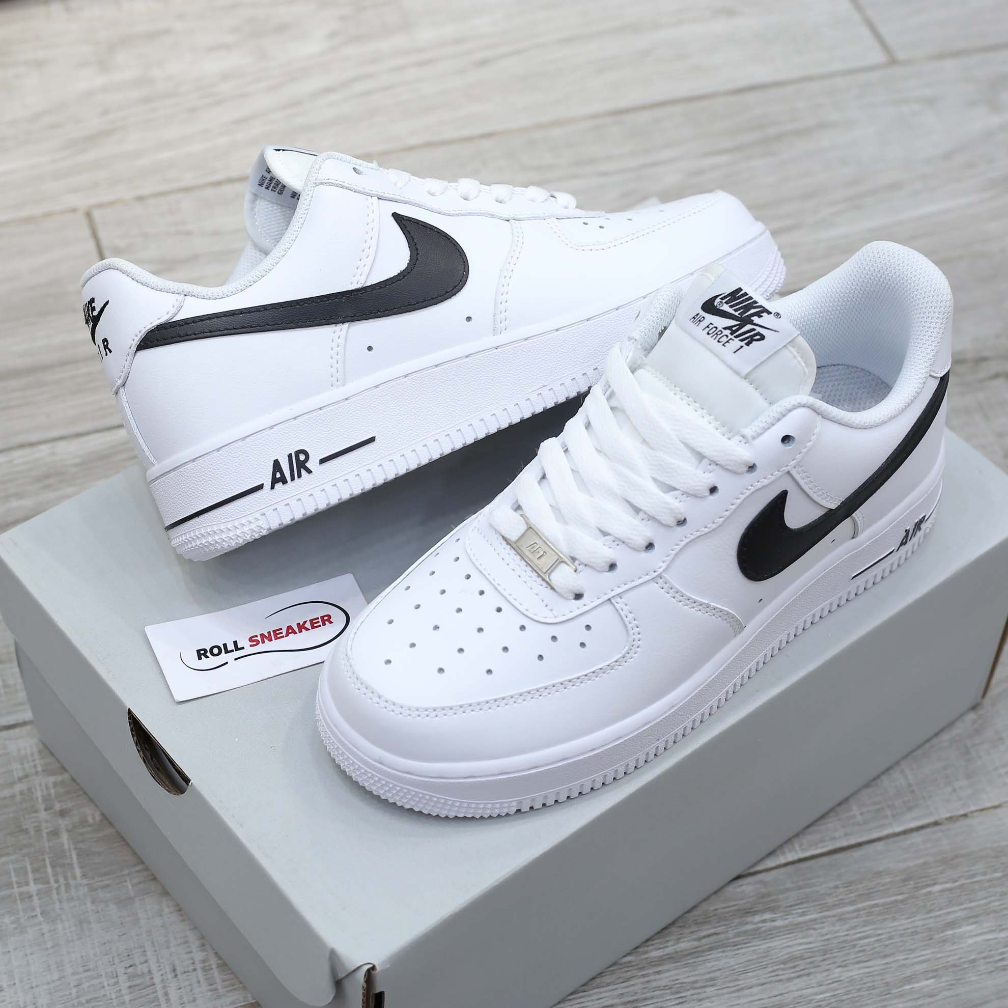 Giày Nike Air Force 1 ’07 AN20 White Black Swoosh Like Auth