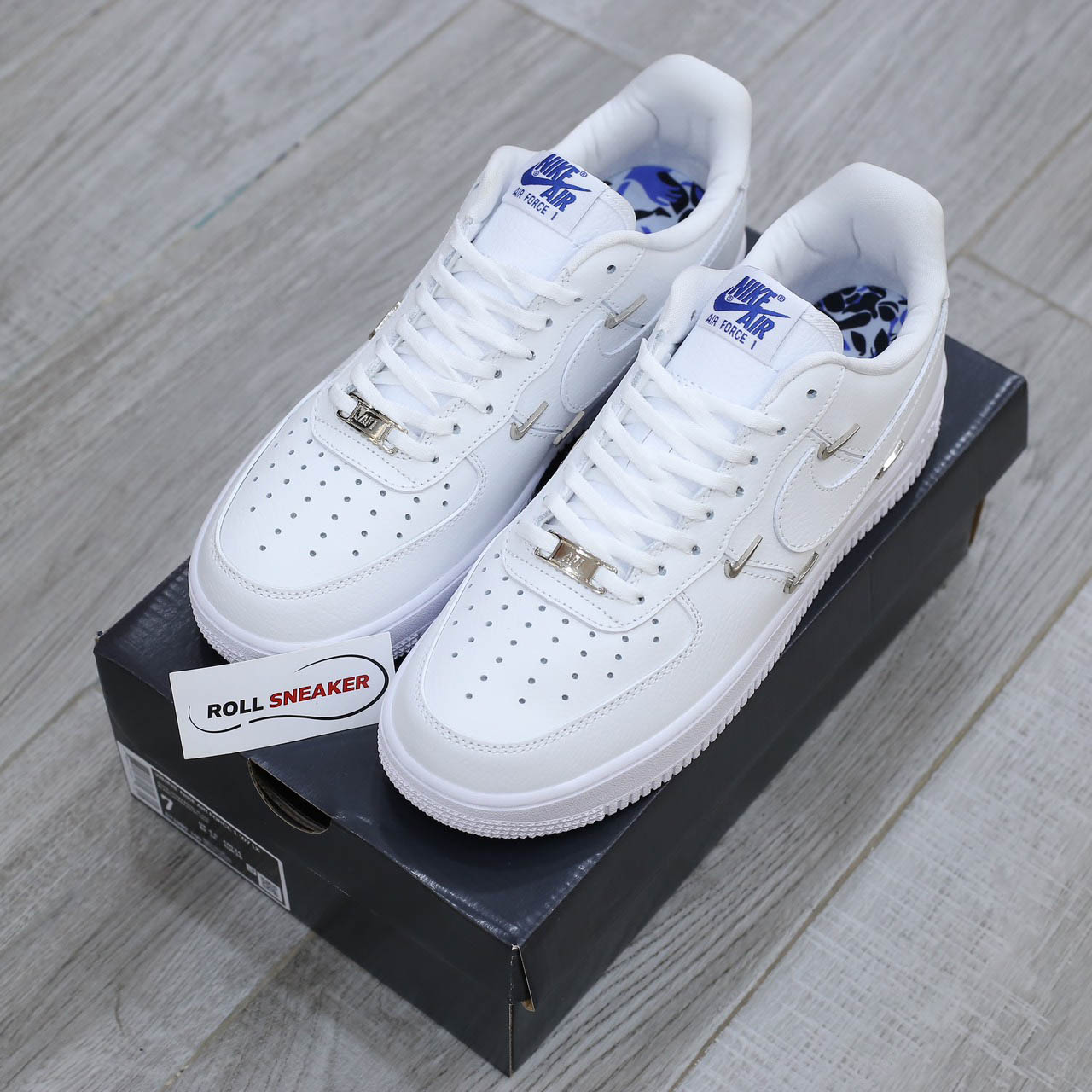 Air Force 1 '07 LX 'Sisterhood White Metallic Silver' Like Auth