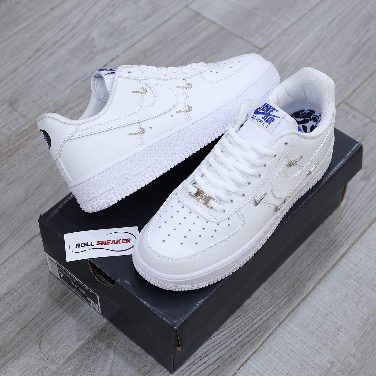Air Force 1 '07 LX 'Sisterhood White Metallic Silver' Like Auth