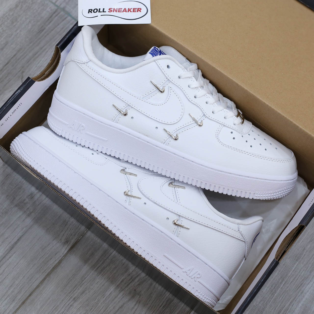 Air Force 1 '07 LX 'Sisterhood White Metallic Silver' Like Auth