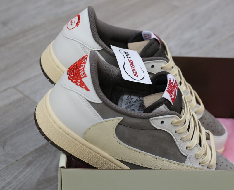 Giày Nike Air Jordan 1 Low Travis Scott 'Reverse Mocha' Like Auth