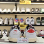 Giày Nike Air Jordan 1 Low Travis Scott 'Reverse Mocha' Like Auth