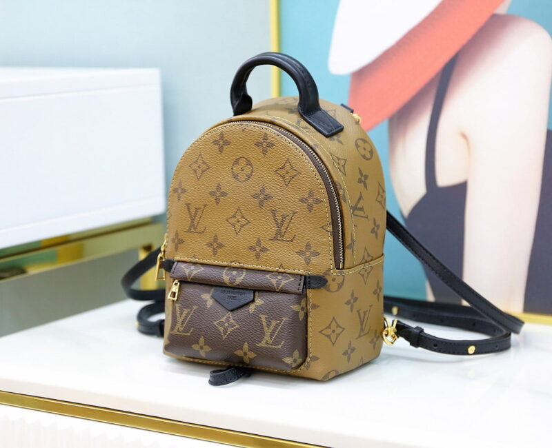 Balo Louis Vuitton 2019 Monogram Reverse Palm Springs Mini