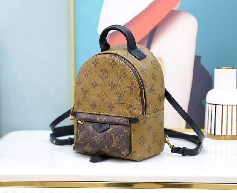 Balo Louis Vuitton 2019 Monogram Reverse Palm Springs Mini