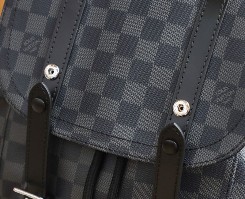 Balo Louis Vuitton Christopher Backpack Damier ‘Graphite’