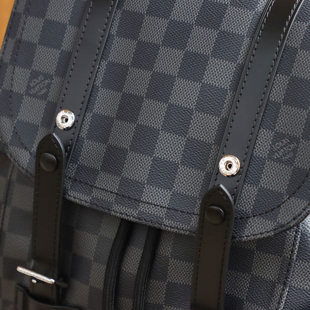 Balo Louis Vuitton Christopher Backpack Damier ‘Graphite’