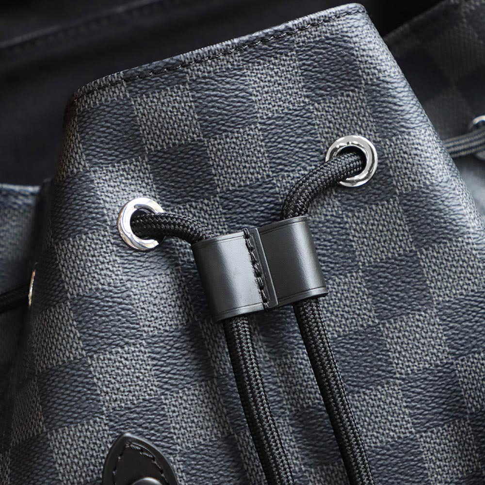Balo Louis Vuitton Christopher Backpack Damier ‘Graphite’