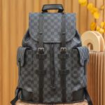 Balo Louis Vuitton Christopher Backpack Damier ‘Graphite’