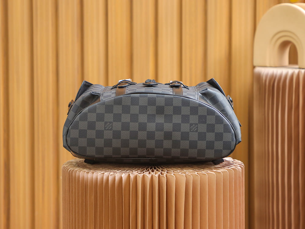 Balo Louis Vuitton Christopher Backpack Damier ‘Graphite’