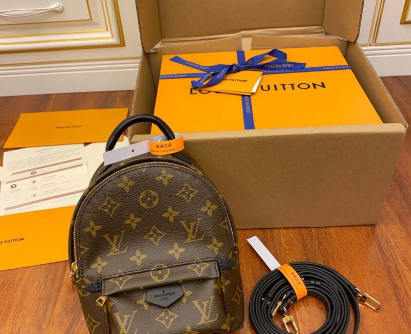 Balo Louis Vuitton Palm Springs Mini Brown