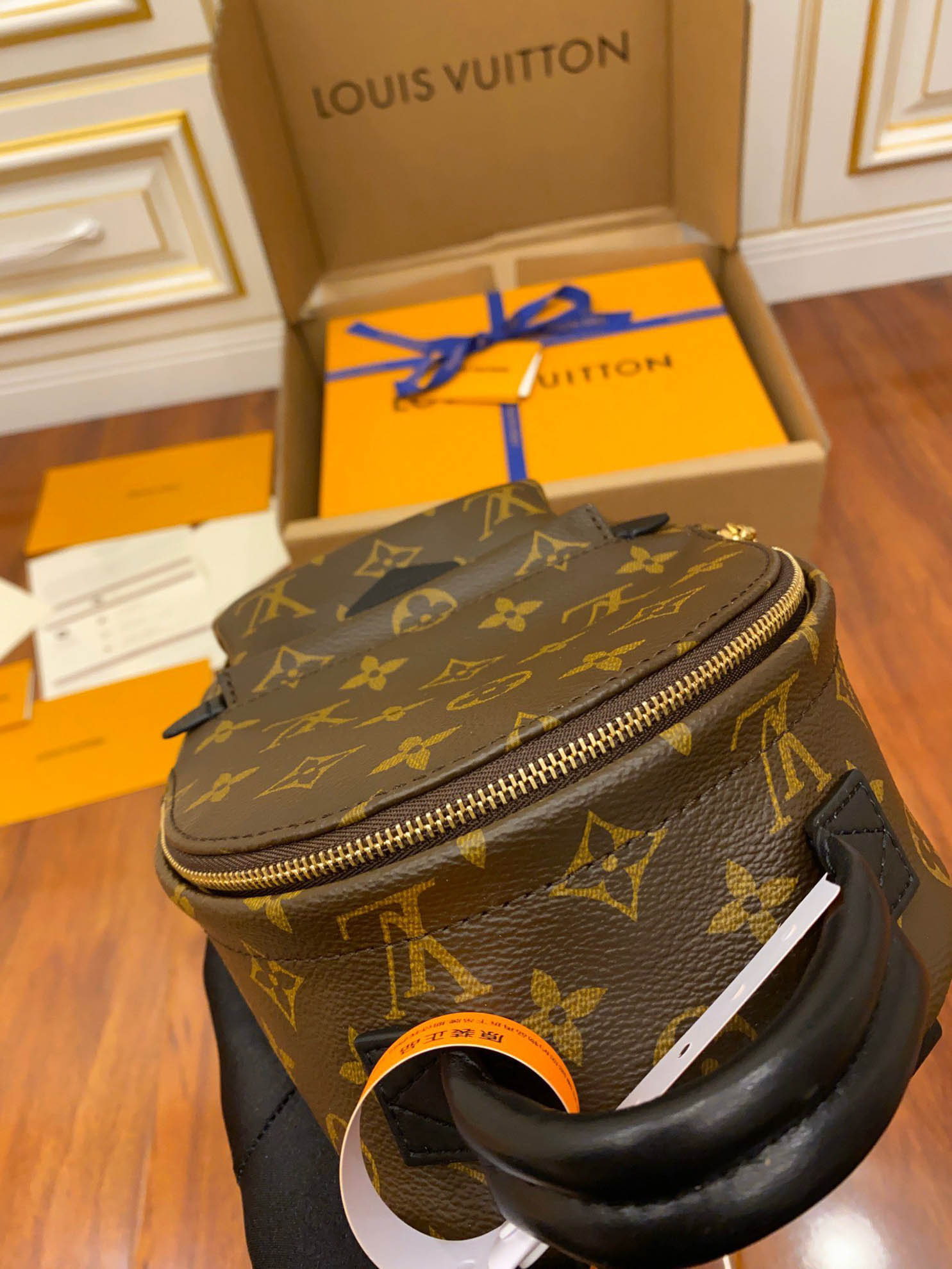 Balo Louis Vuitton Palm Springs Mini Brown