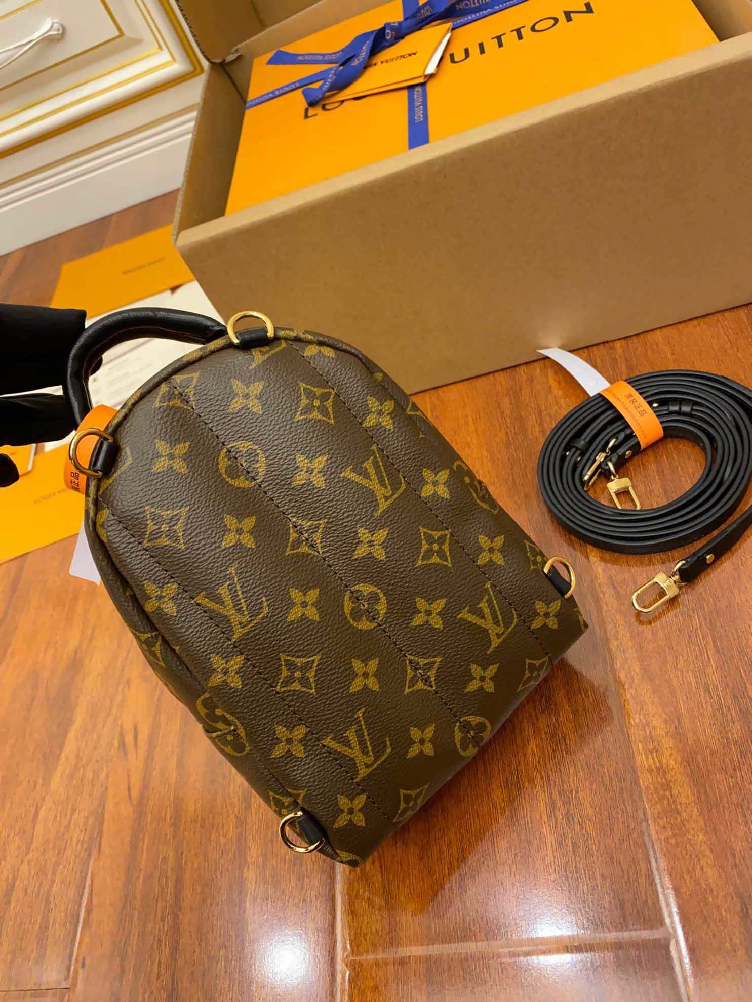 Balo Louis Vuitton Palm Springs Mini Brown