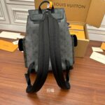 BaLo LV Christopher MM Monogram Eclipse Canvas Đen Nhạt