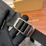 BaLo LV Christopher MM Monogram Eclipse Canvas Đen Nhạt