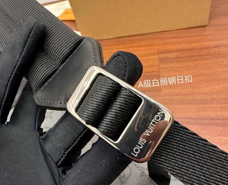 BaLo LV Christopher MM Monogram Eclipse Canvas Đen Nhạt