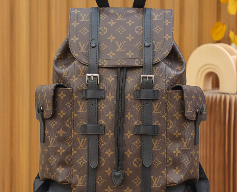 BaLo LV Christopher MM Monogram Eclipse Canvas Nâu