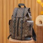 BaLo LV Christopher MM Monogram Eclipse Canvas Nâu