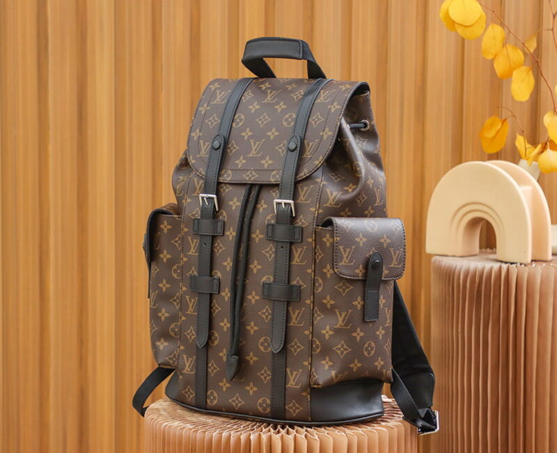 BaLo LV Christopher MM Monogram Eclipse Canvas Nâu