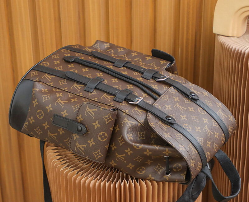 BaLo LV Christopher MM Monogram Eclipse Canvas Nâu