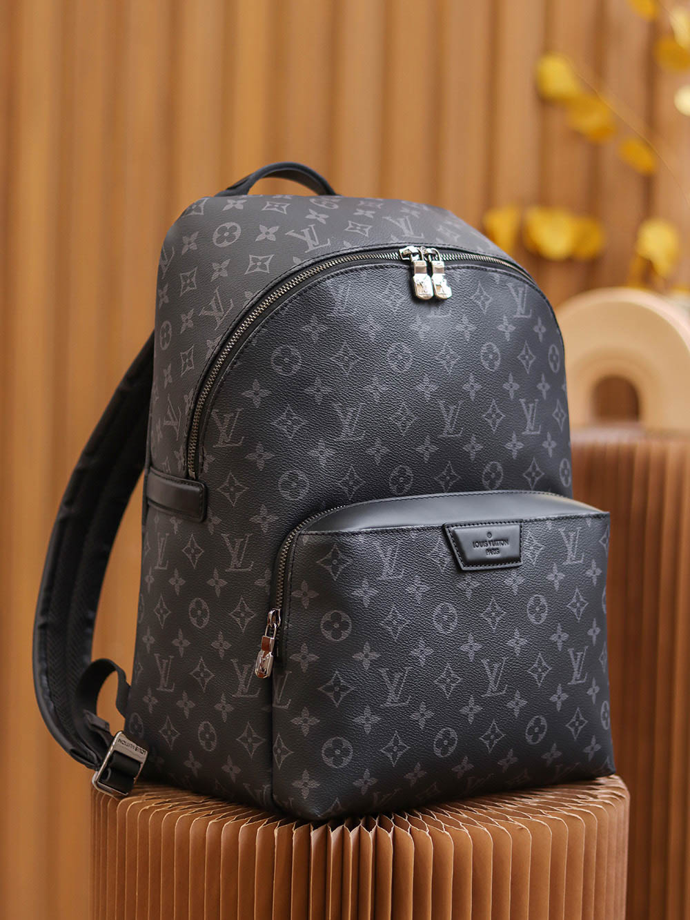 BaLo LV Discovery Backpack PM Monogram Eclipse Canvas Đen