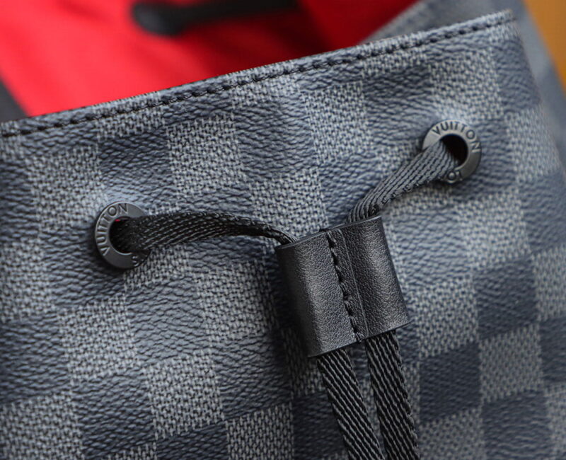 Balo LV Utility Backpack Damier Graphite Canvas Black