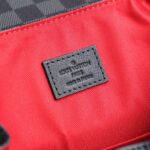 Balo LV Utility Backpack Damier Graphite Canvas Black