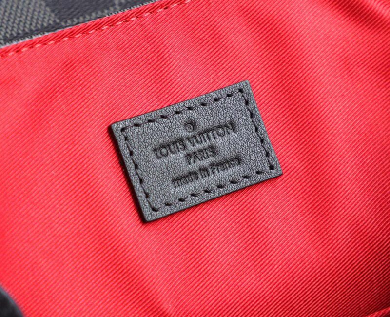 Balo LV Utility Backpack Damier Graphite Canvas Black