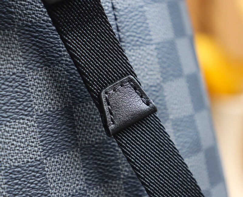 Balo LV Utility Backpack Damier Graphite Canvas Black