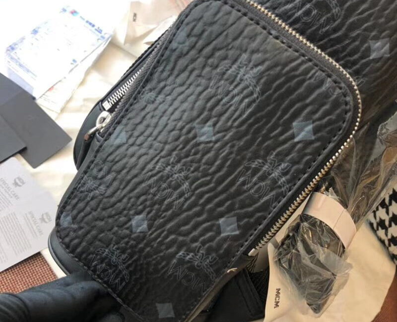 Balo MCM Brandenburg Backpack Visetos Black