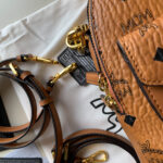 Balo MCM Patricia Backpack Visetos Cognac