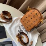 Balo MCM Patricia Backpack Visetos Cognac