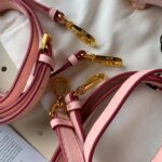 Balo MCM Powder Pink Patricia Visetos Convertible Mini Backpack