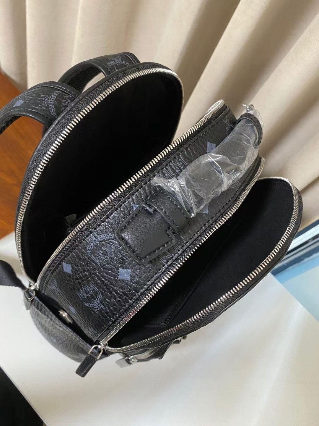 Balo MCM Stark Side Studs in Visetos Black