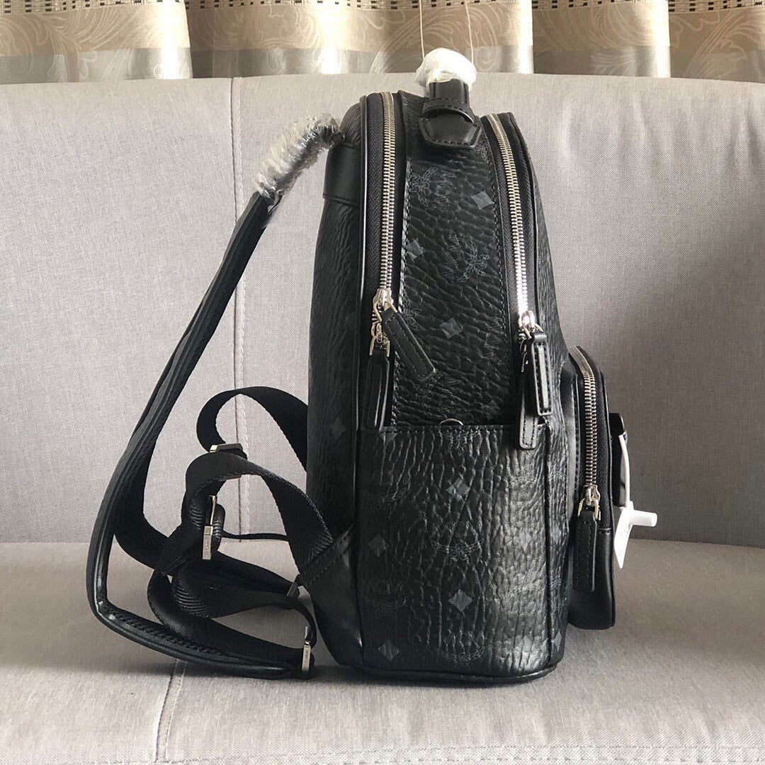 Balo MCM Stark Side Studs in Visetos Black