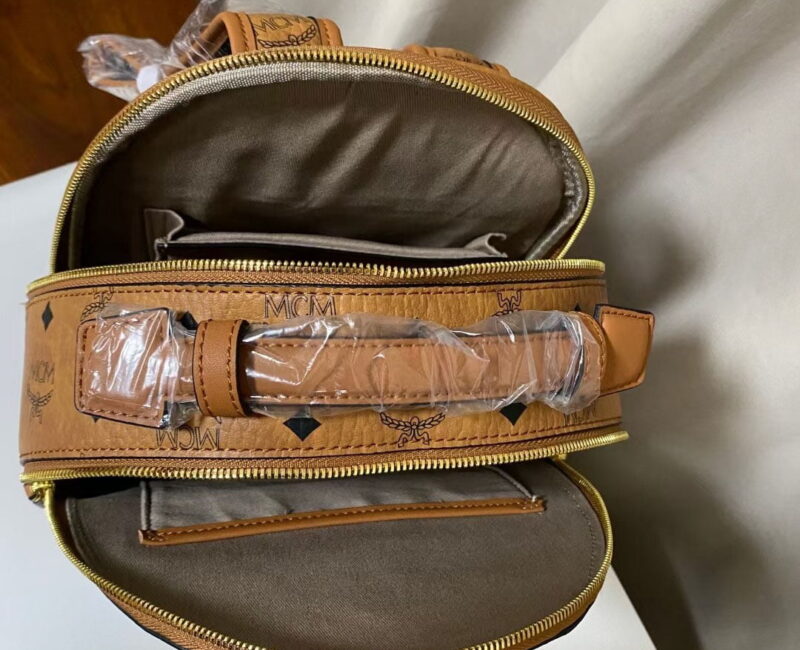 Balo MCM Stark Side Studs in Visetos Cognac