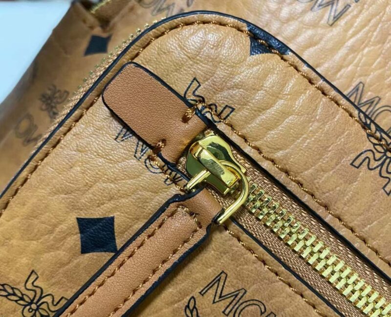 Balo MCM Stark Side Studs in Visetos Cognac