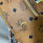 Balo MCM Stark Side Studs in Visetos Cognac