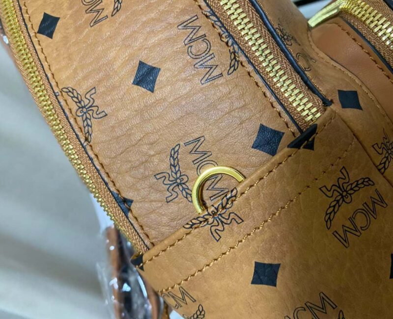 Balo MCM Stark Side Studs in Visetos Cognac