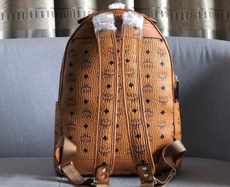 Balo MCM Stark Side Studs in Visetos Cognac