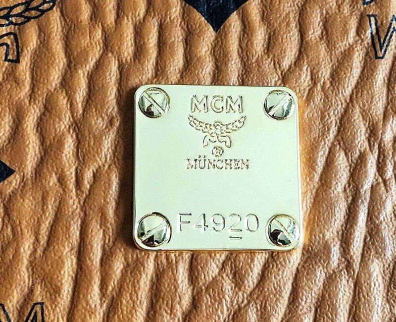 Balo MCM Stark Side Studs in Visetos Cognac