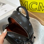 Balo MCM Stark Side Studs in Visetos Black Mini