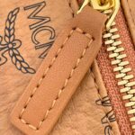 Balo MCM Stark Side Studs Visetos màu Cognac Mini