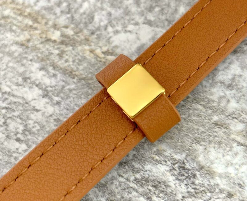 Balo MCM Stark Side Studs Visetos màu Cognac Mini