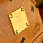 Balo MCM Stark Side Studs Visetos màu Cognac Mini