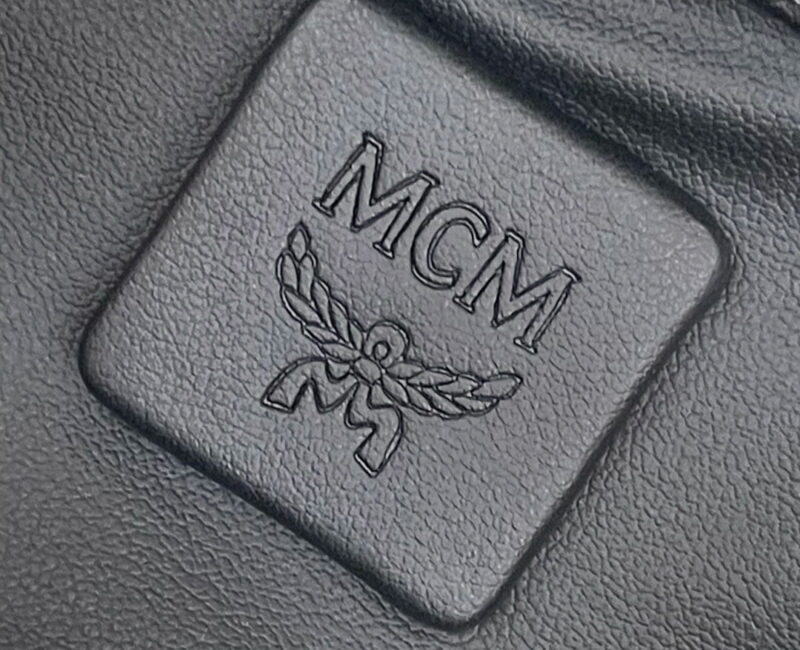 Balo MCM Stark Side Studs Visetos màu Cognac Mini