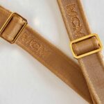 Balo MCM Stark Side Studs Visetos màu Cognac Small