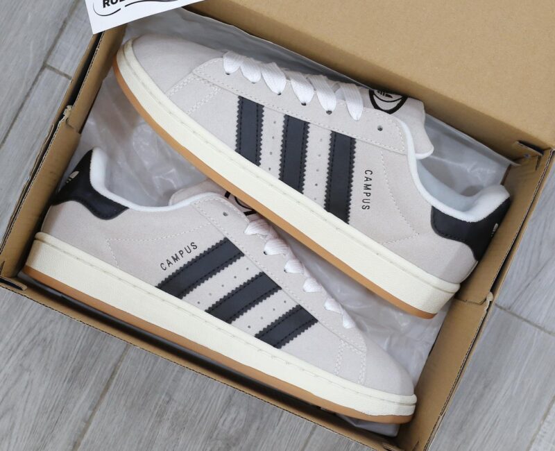 Giày Adidas Campus 00s ‘Crystal White Core Black’ Like Auth