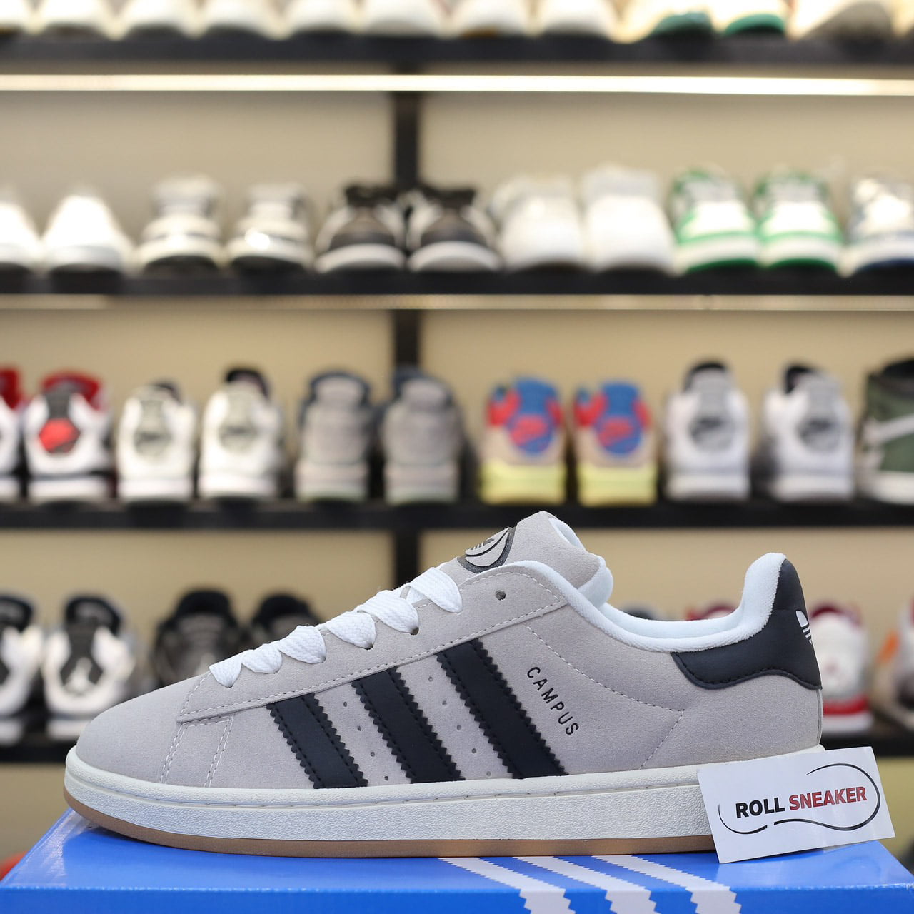 Giày Adidas Campus 00s ‘Crystal White Core Black’ Like Auth